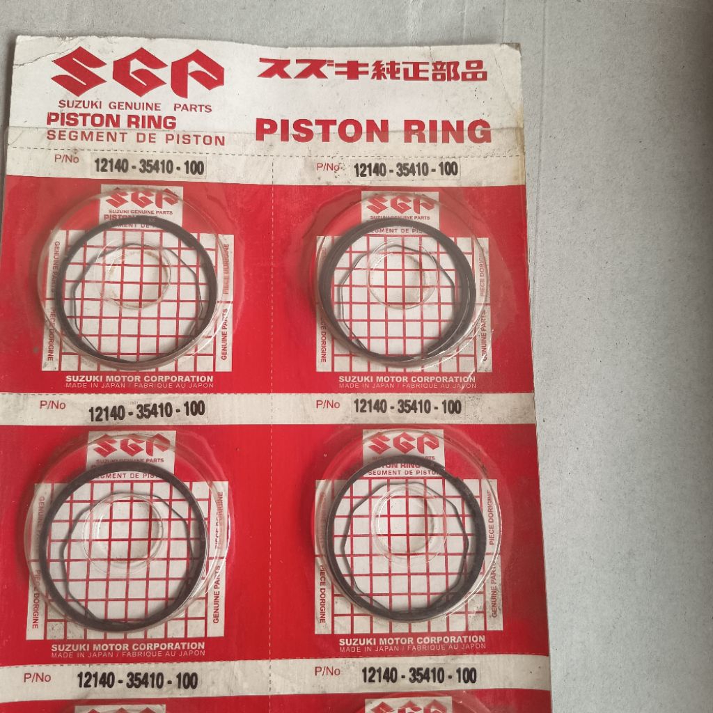แหวนลูกสูบ Suzuki RC 80 RC80 OS 100