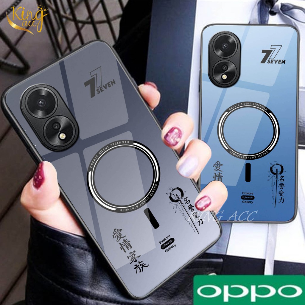 Softcase Glass Shiny Case Oppo A80 A60 A18 A3X A3 Pro A5X A5 PRO A5 2025 A98 A54 A76 A98 A96 Reno 12