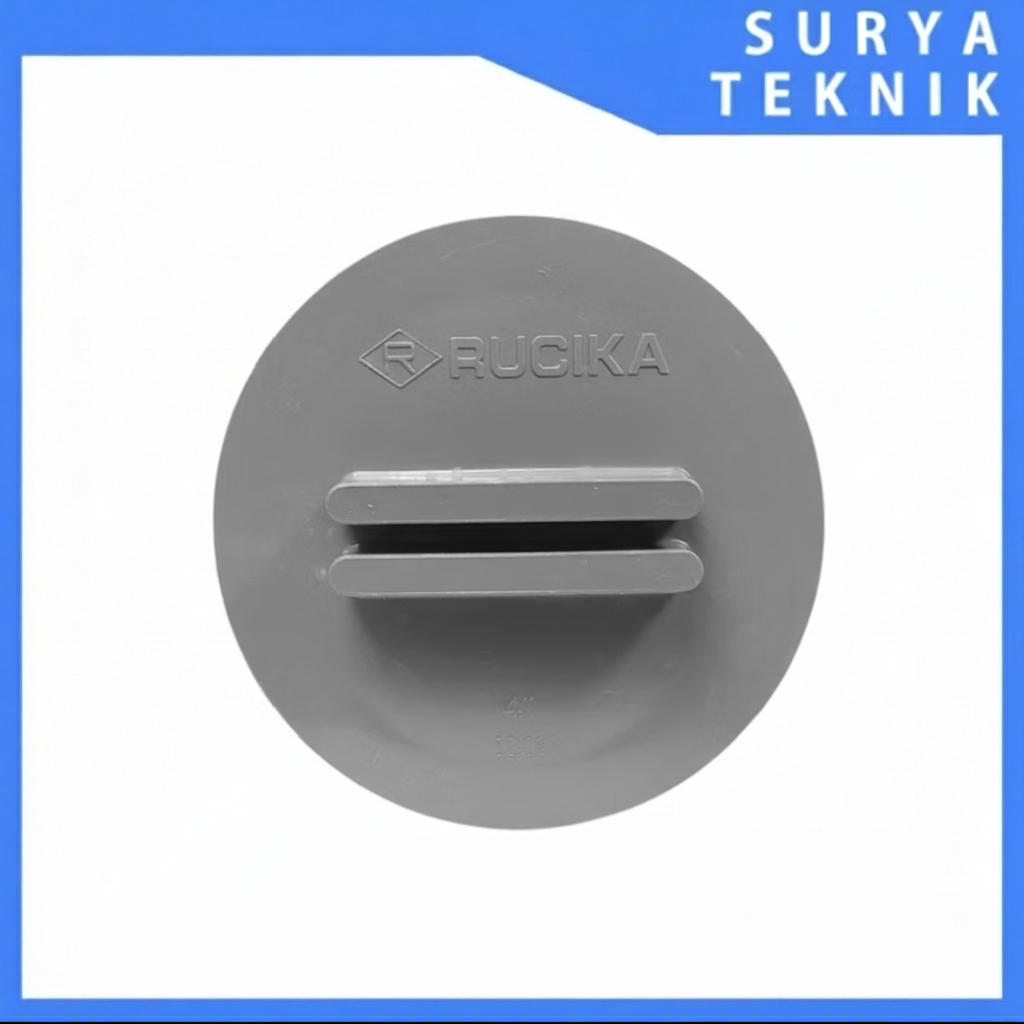 Clean Out D 4 นิ้ว CO 4" Rucika PVC - ฝาครอบถัง Sepic
