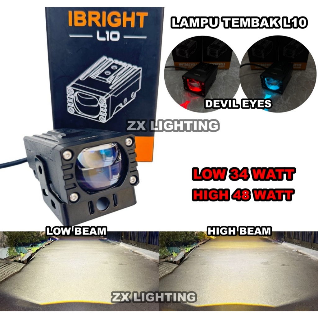 CAHAYA Bild L10 พัดลมระบายความร้อน Bluelens แบน High lo Light Bilded Devil Eyes L10 Ibright