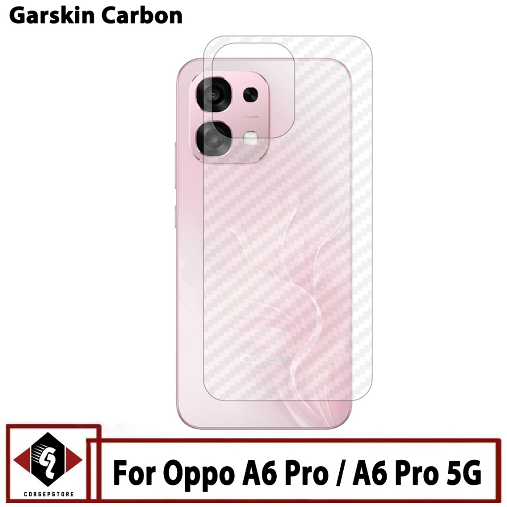 Garskin Oppo A6 Pro / A6 Pro 5G สกินคาร์บอน ไฮโดรเจล