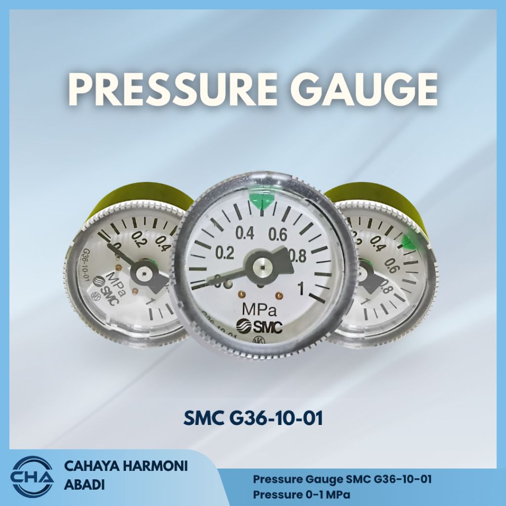 เครื่องวัดความดัน SMC G36-10-01 แรงดัน 0-1 MPa