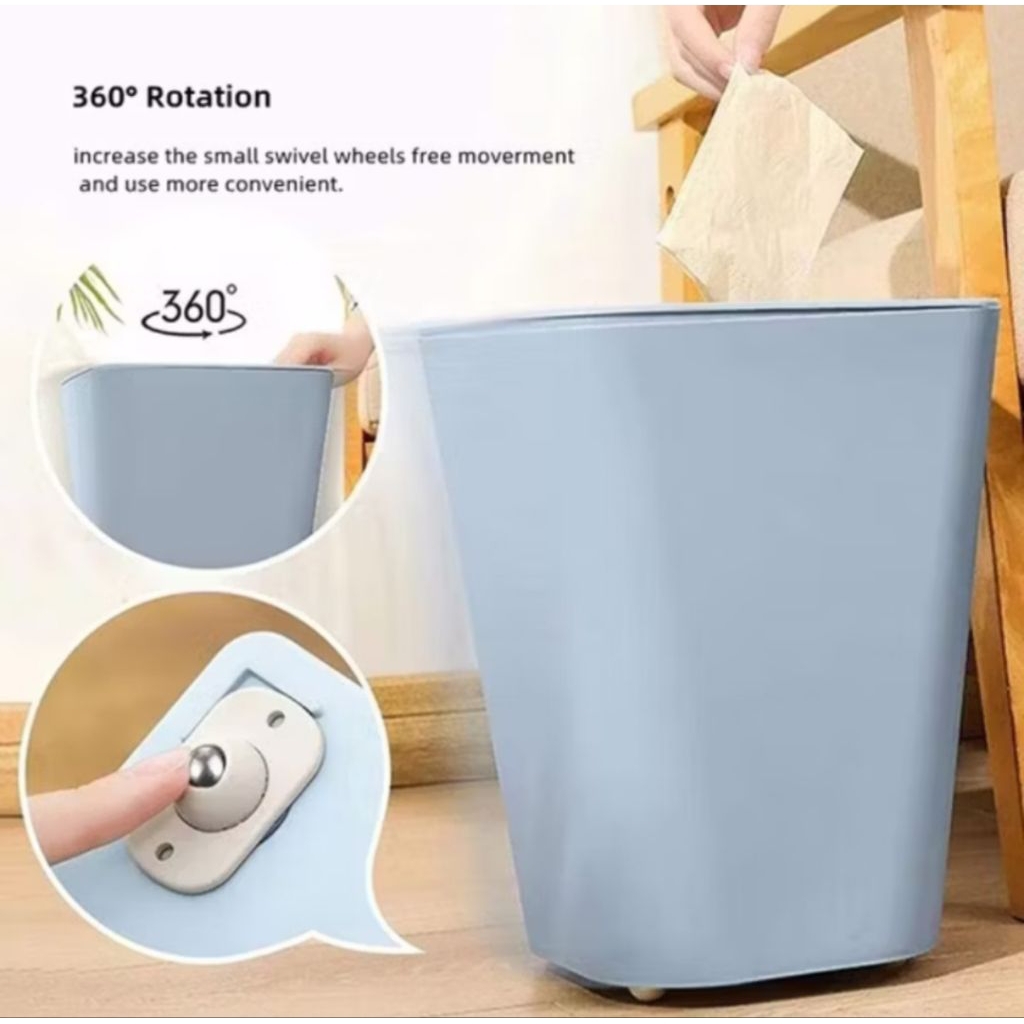 (1 ชิ้น) MULTIPURPOSE MINI STICK WHEELS / UNIVERSAL STAINLESS 360 TROLLEY WHEELS