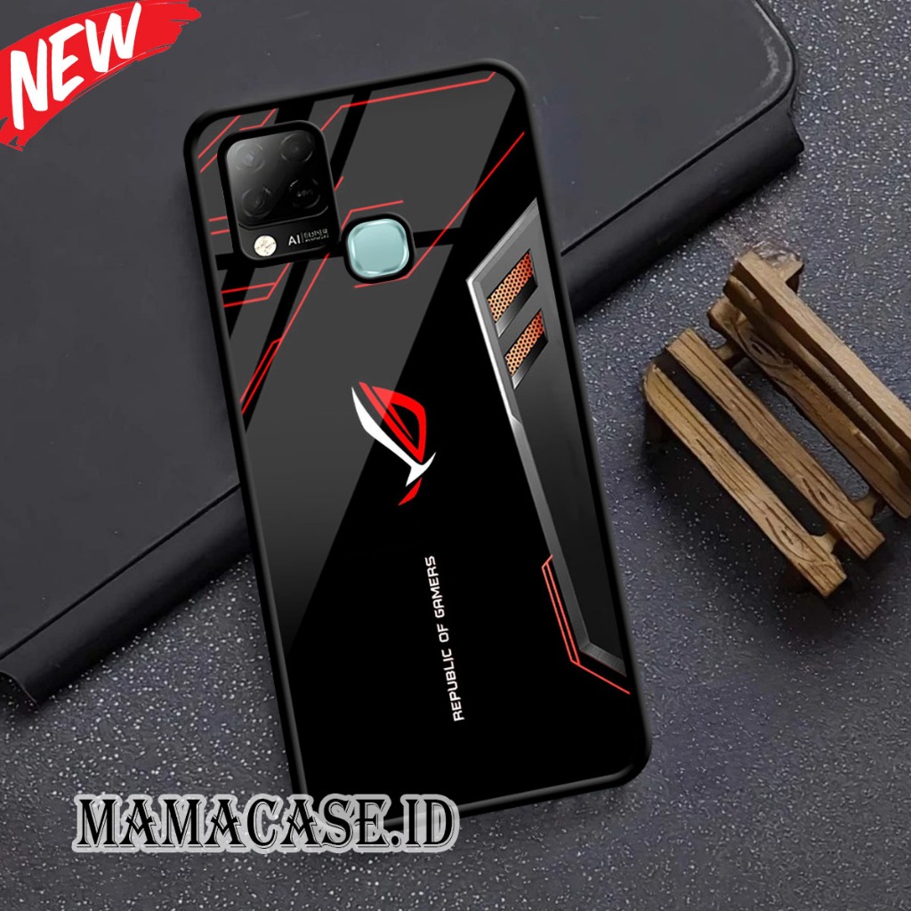 HP INFINIX HOT 10S HOT 10 8 9 11 12i 12 PRO 20i 20S 20 5G Mamacase.id [R0g Gamers] เคสโทรศัพท์แบบแข็