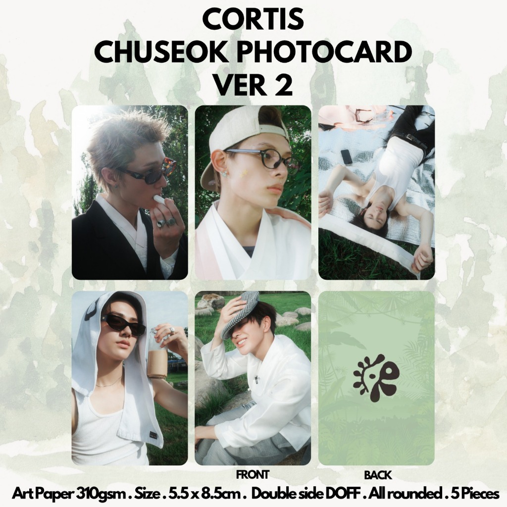 [KUKIRA] Photocard Cortism Martin James Juhoon Seonghyeon Keonho Chuseok