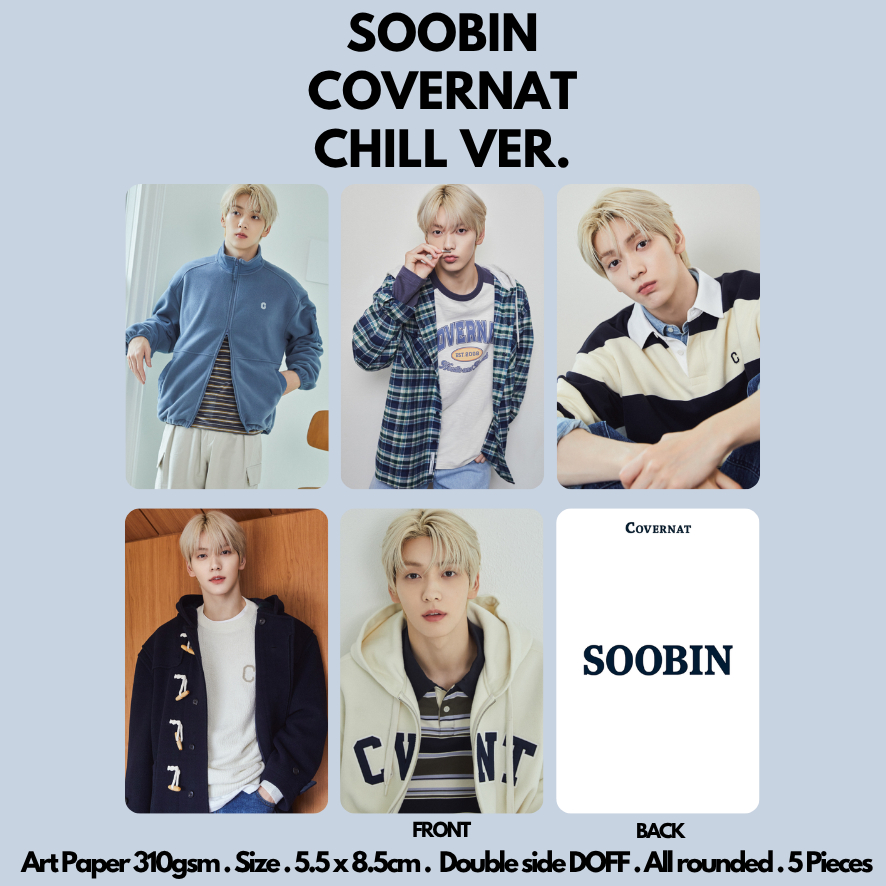 [KUKIRA] Soobin Covernat Photocard