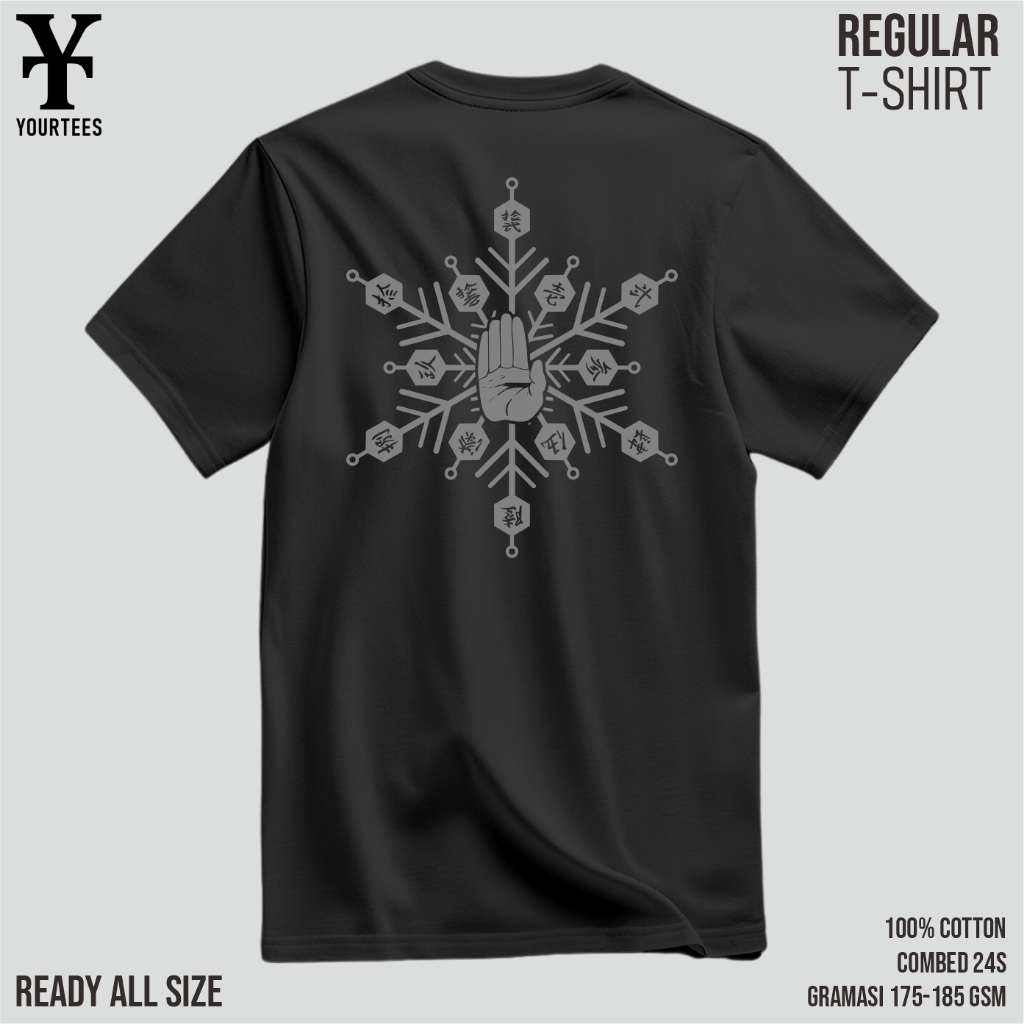 เสื้อยืดอนิเมะ Demon Slayer - เสื้อยืด Demon Slayer - เข็มเข็มทิศ Akaza