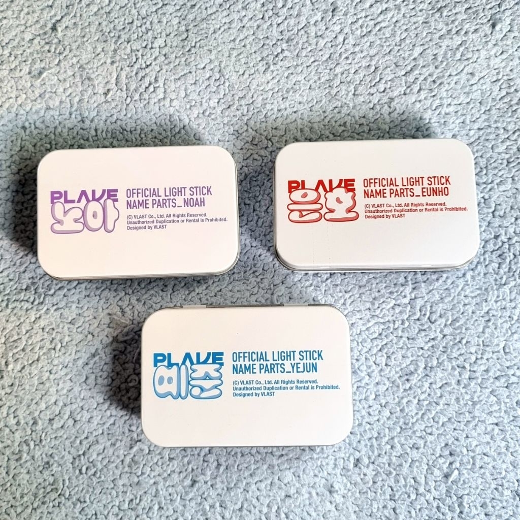(อ่านคําอธิบาย!!!️) MD Plave Fan Concert Hello Asterum Lightstick Name Parts merch สินค้า yejun noah