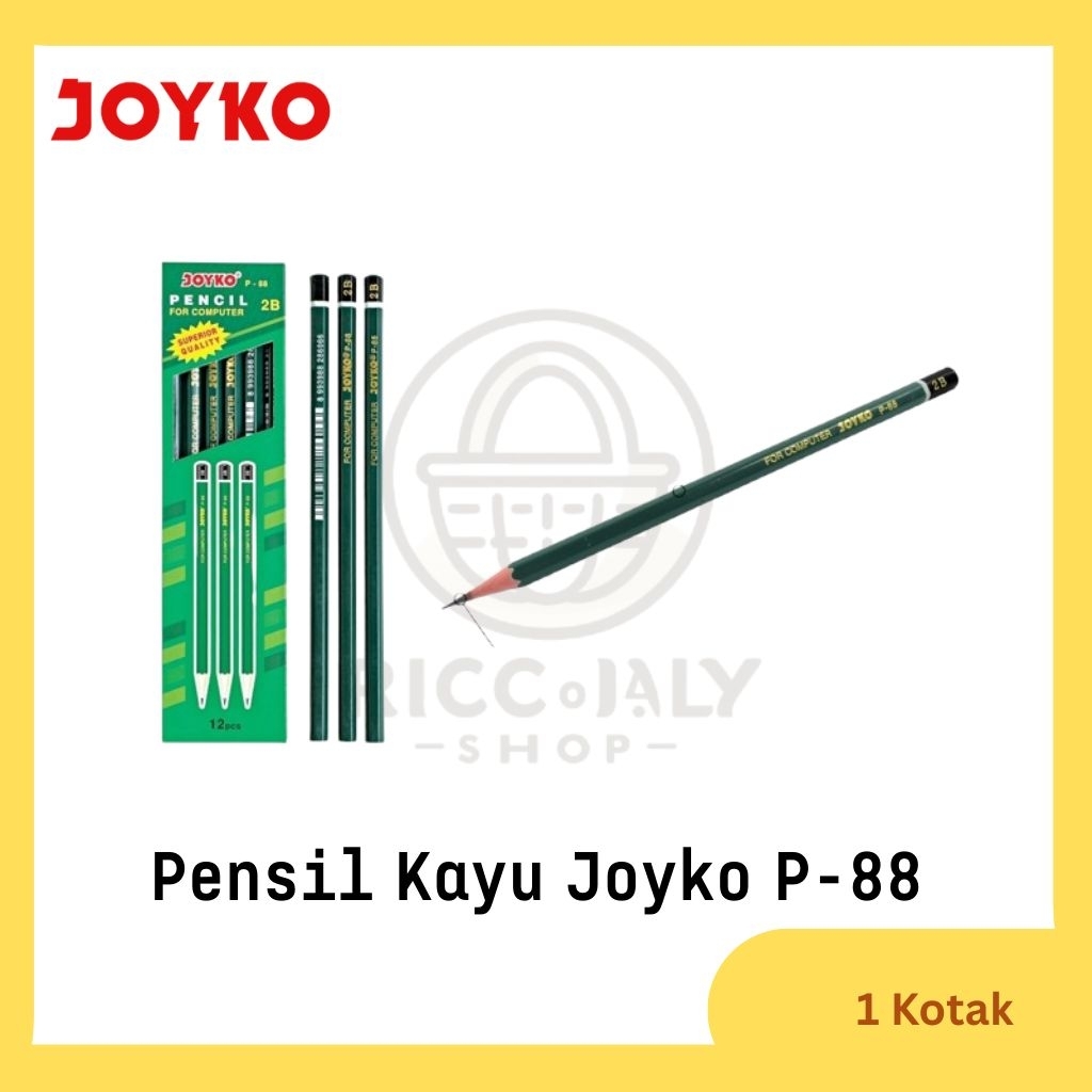 ดินสอ Joyko P88 HB – ดินสอไม้คุณภาพดีสําหรับโรงเรียนและสํานักงาน