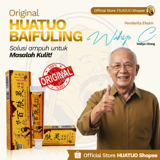 [​Original] HuatuoBaifuling | Salep Herbal Kulit | Atasi Gatal, Panu, Eksim, Kudis, Kurap | Cap Orang Tua
