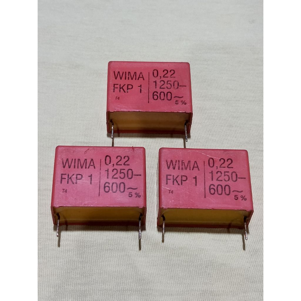 WIMA FKP-1 ตัวเก็บประจุ 0.22uf 1250vdc 600vac เยอรมันดั้งเดิม