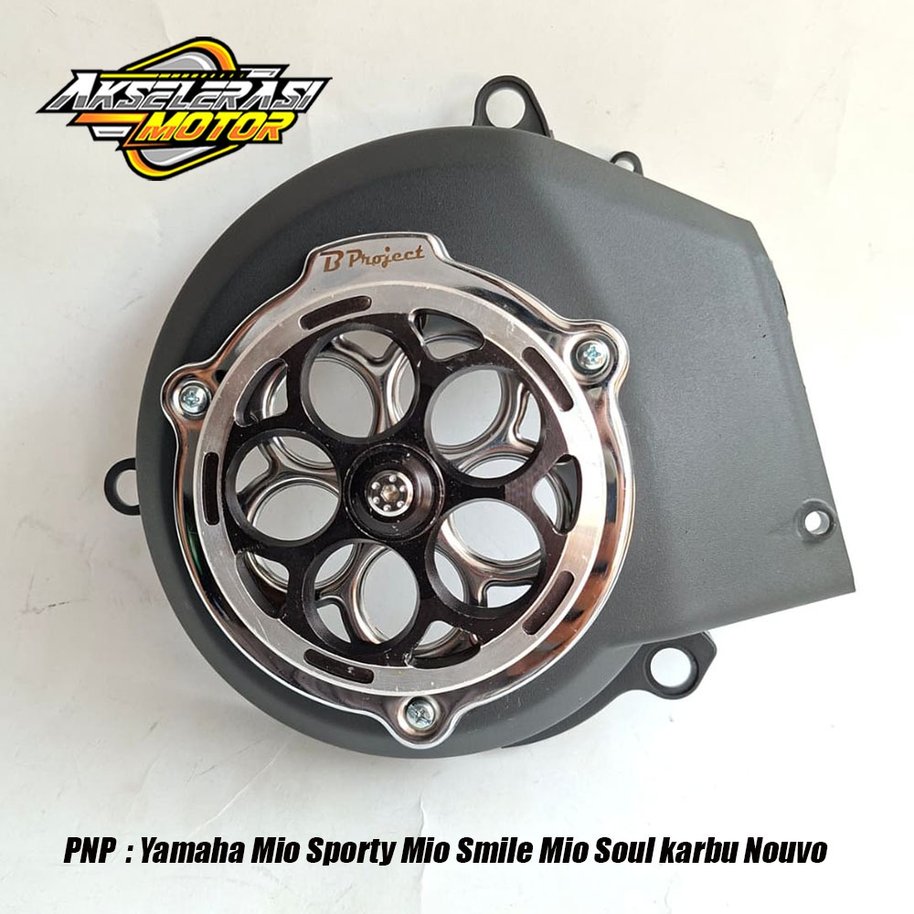Mio Sporty Fan Cover Set Spinner Round V2 Bigproject PNP Mio Smile Sporty Soul Karbu Nouvo