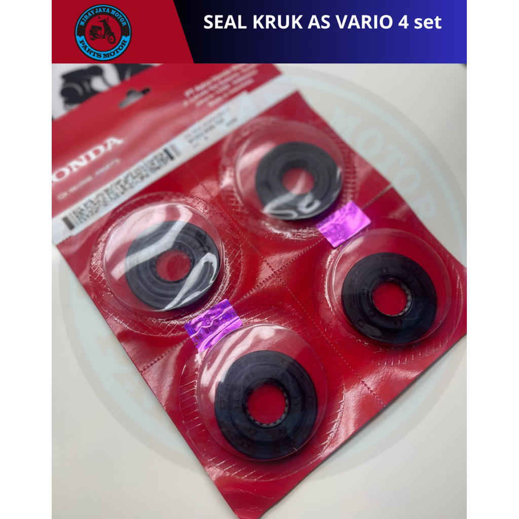 91202-K50-T01 SAVING PACKAGE สําหรับ VARIO CRANK AXLE SEAL 4 ชิ้น VARIO 125