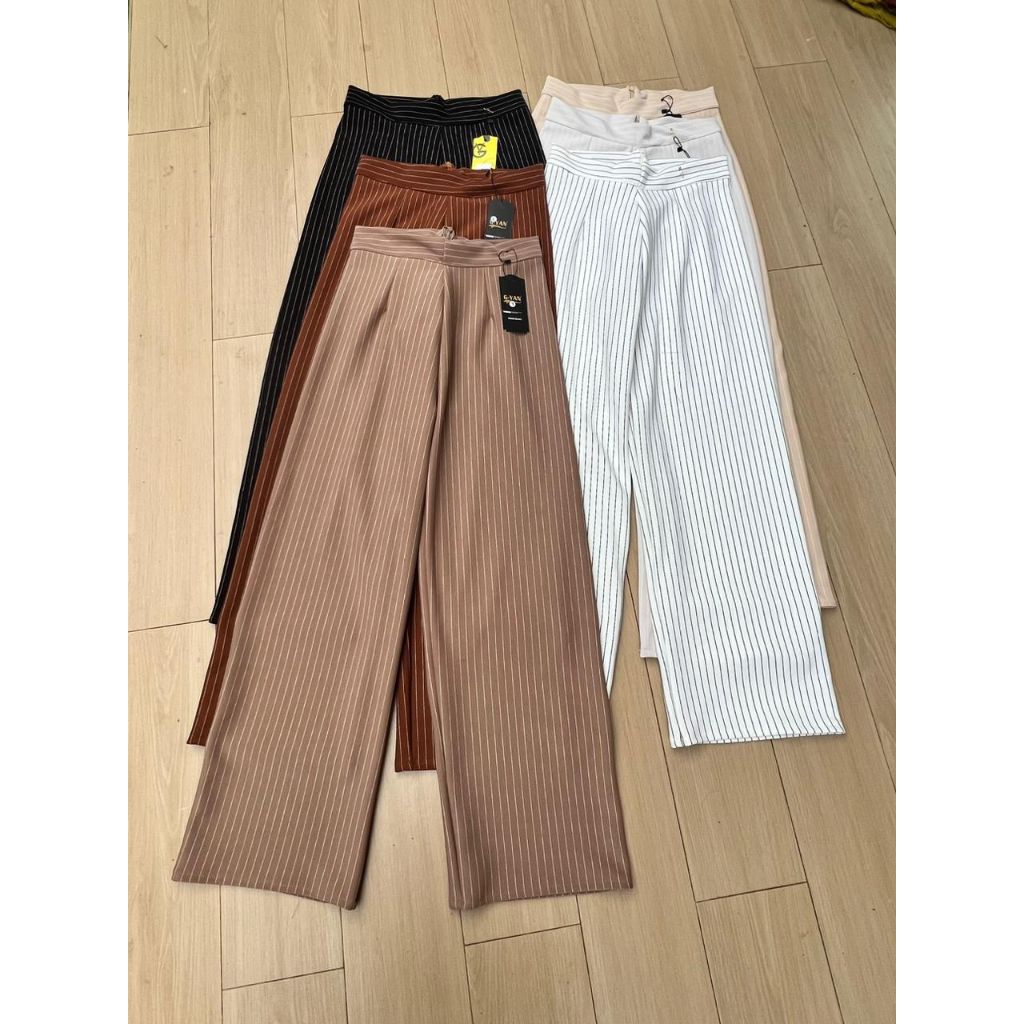 PREMIUM SCUBA STRIPE CULOTTS // HW GYAN CULOTTS