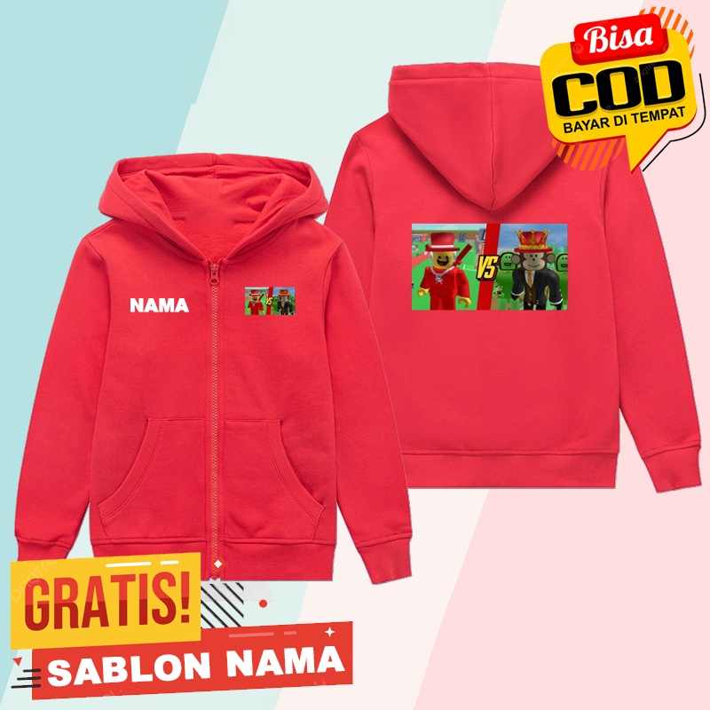 Chibi Sammy VS Jadel Roblox Stealth A Brainrot Kids Zipper / Chibi Sammy VS Jadel Roblox Stealth A B