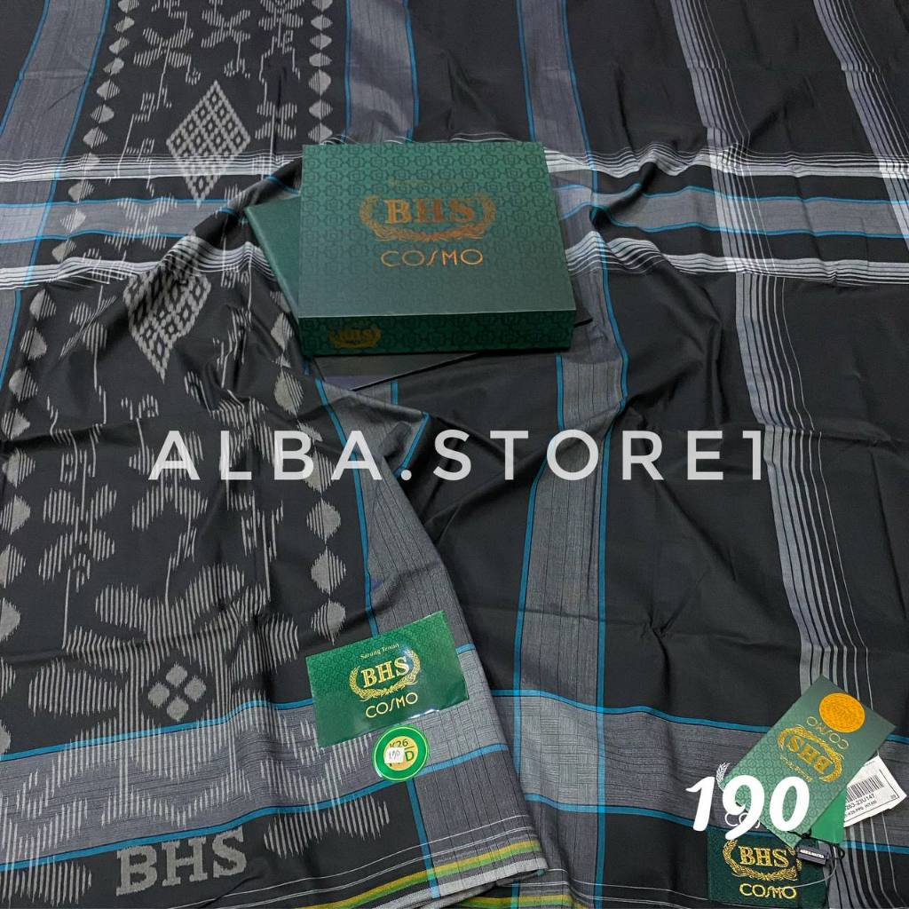 BHS Cosmo Gold Silver Sarong ORIGINAL 100%/BHS COSMO Plain Motif/Agen BHS Pekalongan อย่างเป็นทางการ