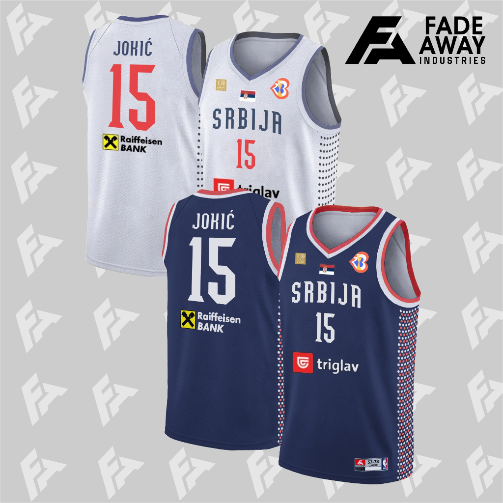 JOKIC 15 SRBIJA BASKETBALL JERSEY