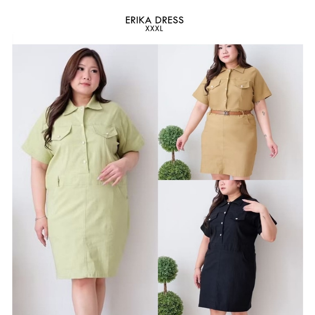 ERIKA - เดรสจัมโบ้ BIGSIZE