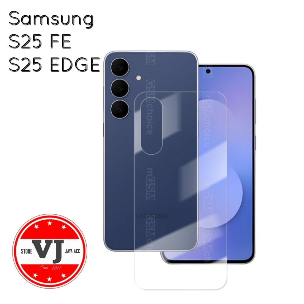 กระจกนิรภัยด้านหลัง Samsung Galaxy S25 FE / S25 EDGE กระจกกันรอยด้านหลัง