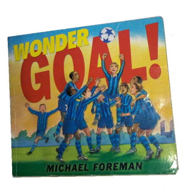 หนังสือเด็กนําเข้าหนา Kover หน้าสีหนังสือสีเต็มรูปแบบ GOAL ฟุตบอลฟุตบอล