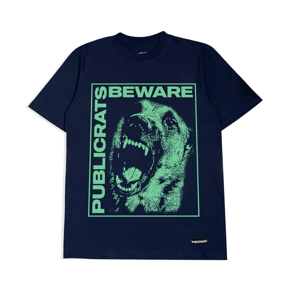 เสื้อยืด PUBLIC RATS - BEWARE DOG