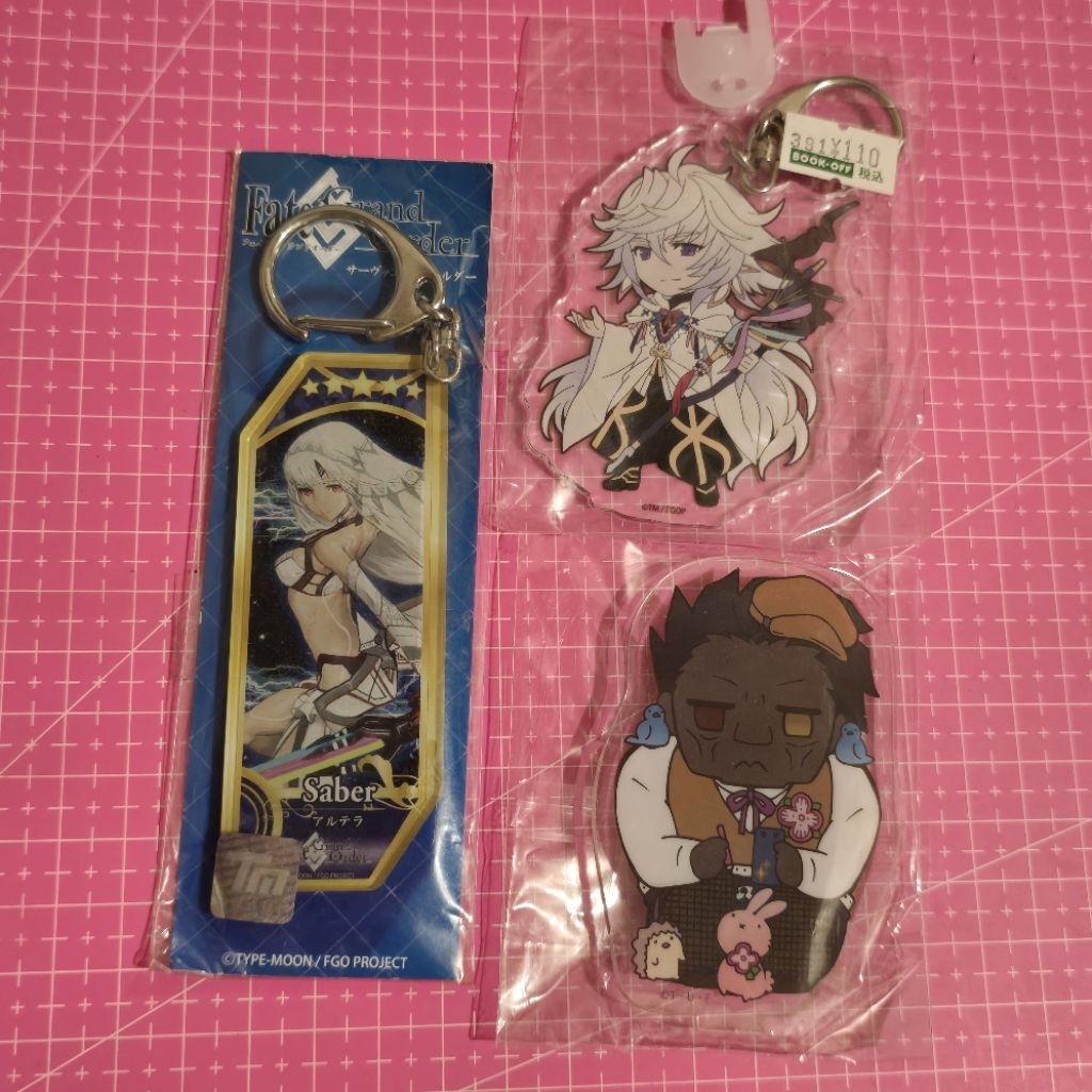 GANTUNGAN Altera Herracles merlin Fgo fate grand order พวงกุญแจ พวงกุญแจอะคริลิค ขาตั้งอะคริลิค ขาตั