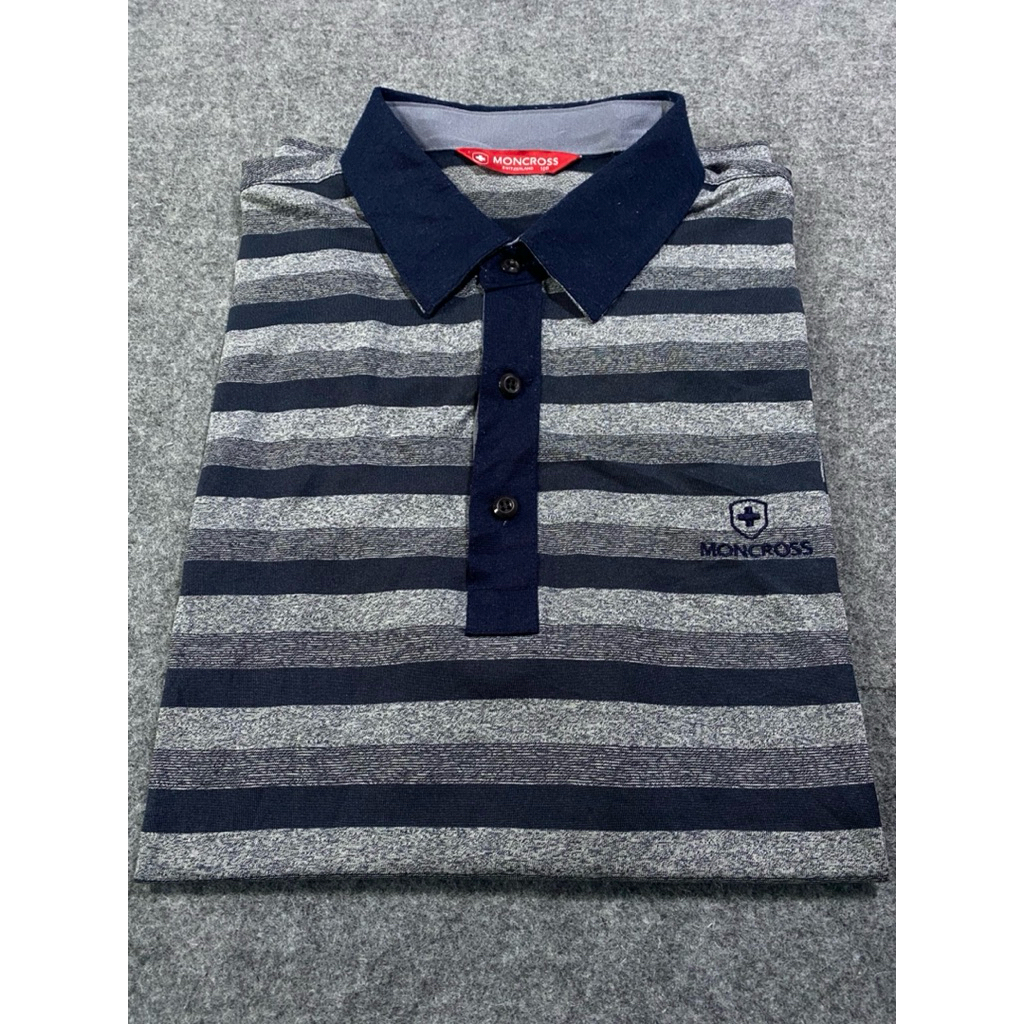KATUN MONCROSS STRIPED COTTON COLLAR เสื้อยืด SIZE M