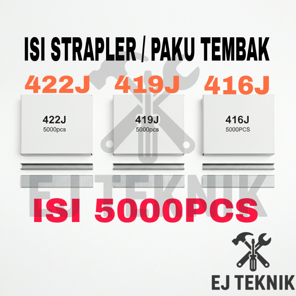 AIR NAILER REFILL STAPLES CONTENTS 5000PC 416J 419J 422J