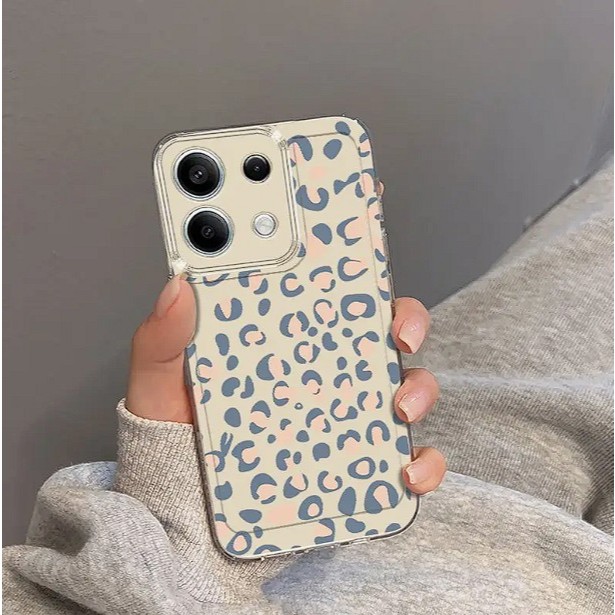 เคส TPU โปร่งใส LEOPARD NAVI CREAM MOTIF SUITABLE สําหรับ XIAOMI/REDMI/POCO/Mi10/Mi10T Mi11 LITE/PRO