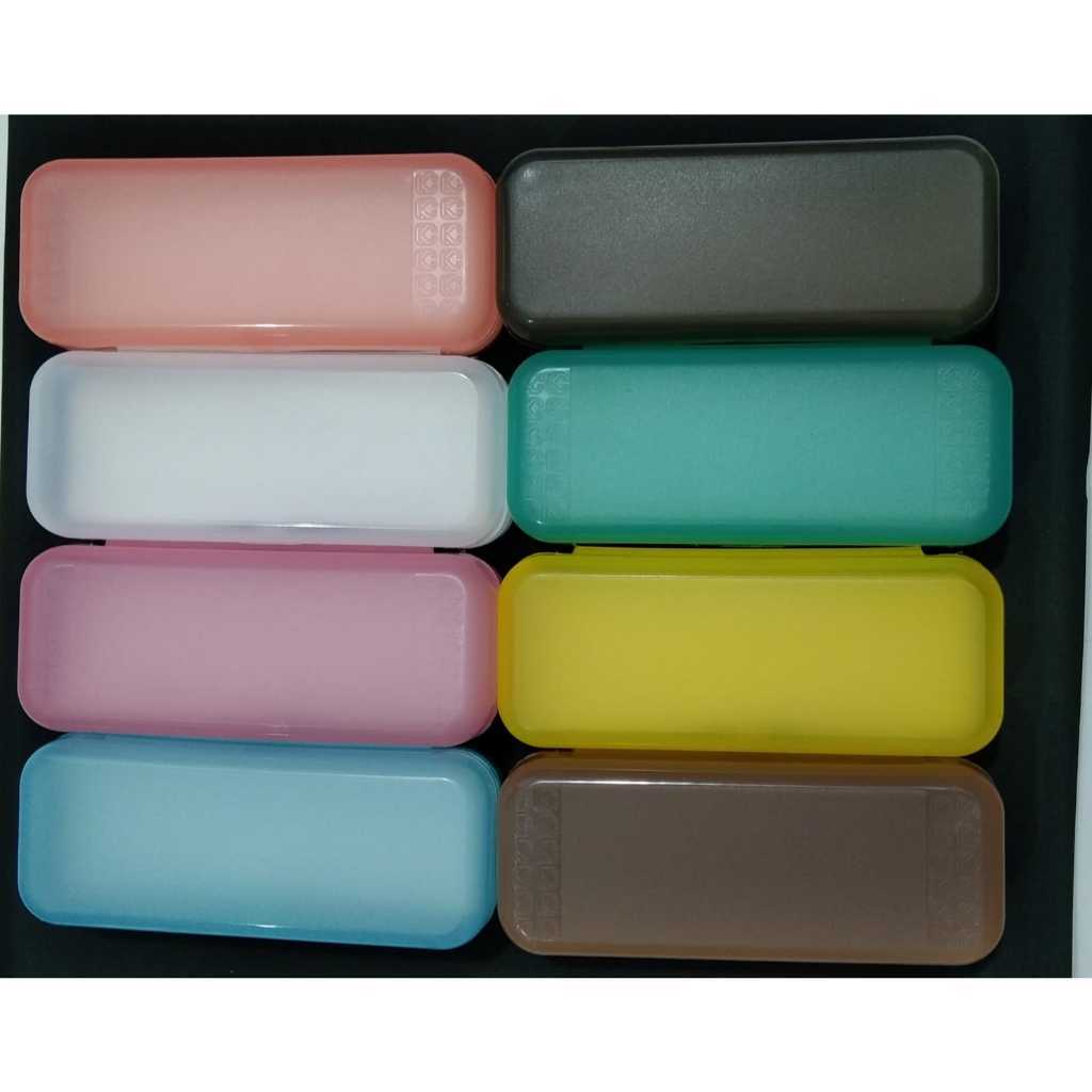 [ 12PCS PW ] PLAIN GLASSES BOX N1 MODEL PLAIN [สีบูต]