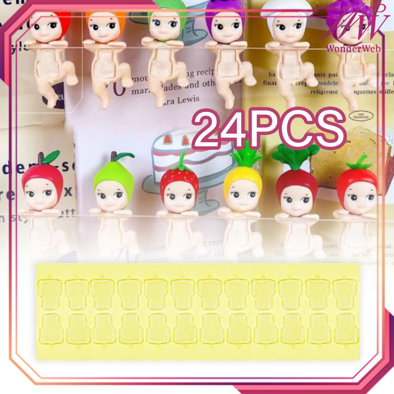 24 ชิ้นกาว Hippers Sonny Angel มัลติฟังก์ชั่ Hippers เทปเทปโปร่งใส Sonny Angel Hippers