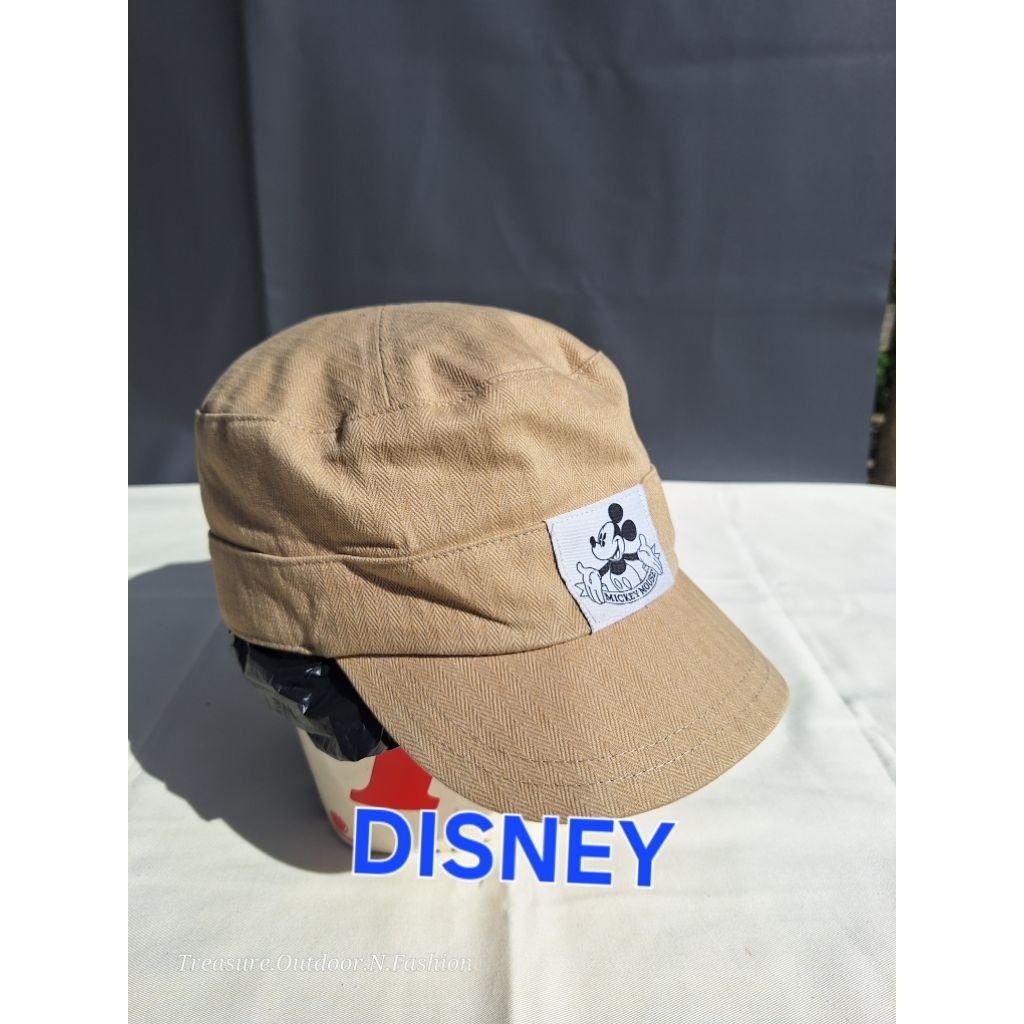 DISNEY TOKYO Patrol Cap Field Comando Brown Hat