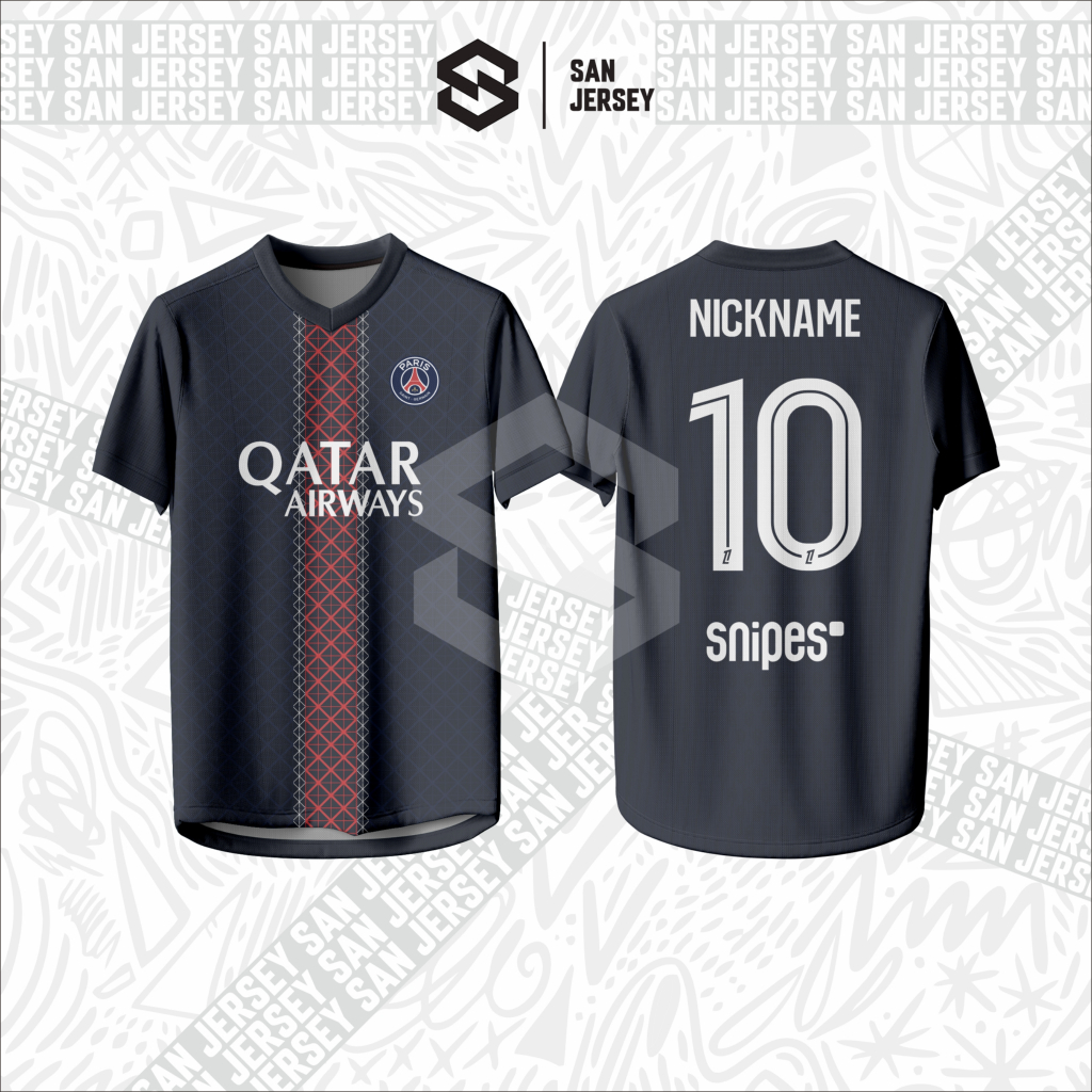 PSG Home Jersey 2025 2026 Full Printing