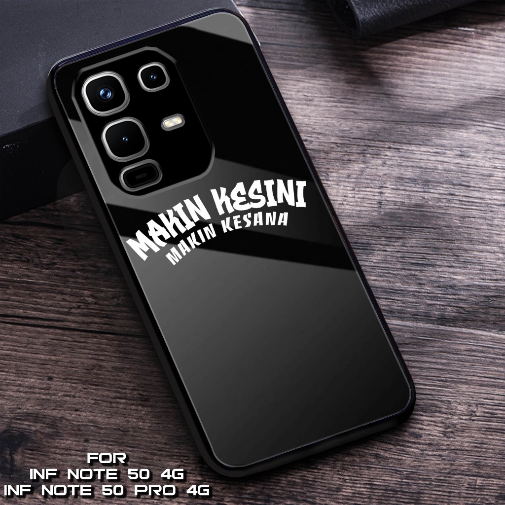 เคส HP INFINIX NOTE 50 4G / NOTE 50 PRO 4G - STORE CASE (BLACK BACKGROUND) - 2D Premium Glossy Softc