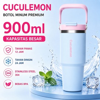 Cuculemon Custom Tumbler Stainless Termos Air Tahan Dingin 24 jam Botol Minum Kopi Aesthetic Vacuum