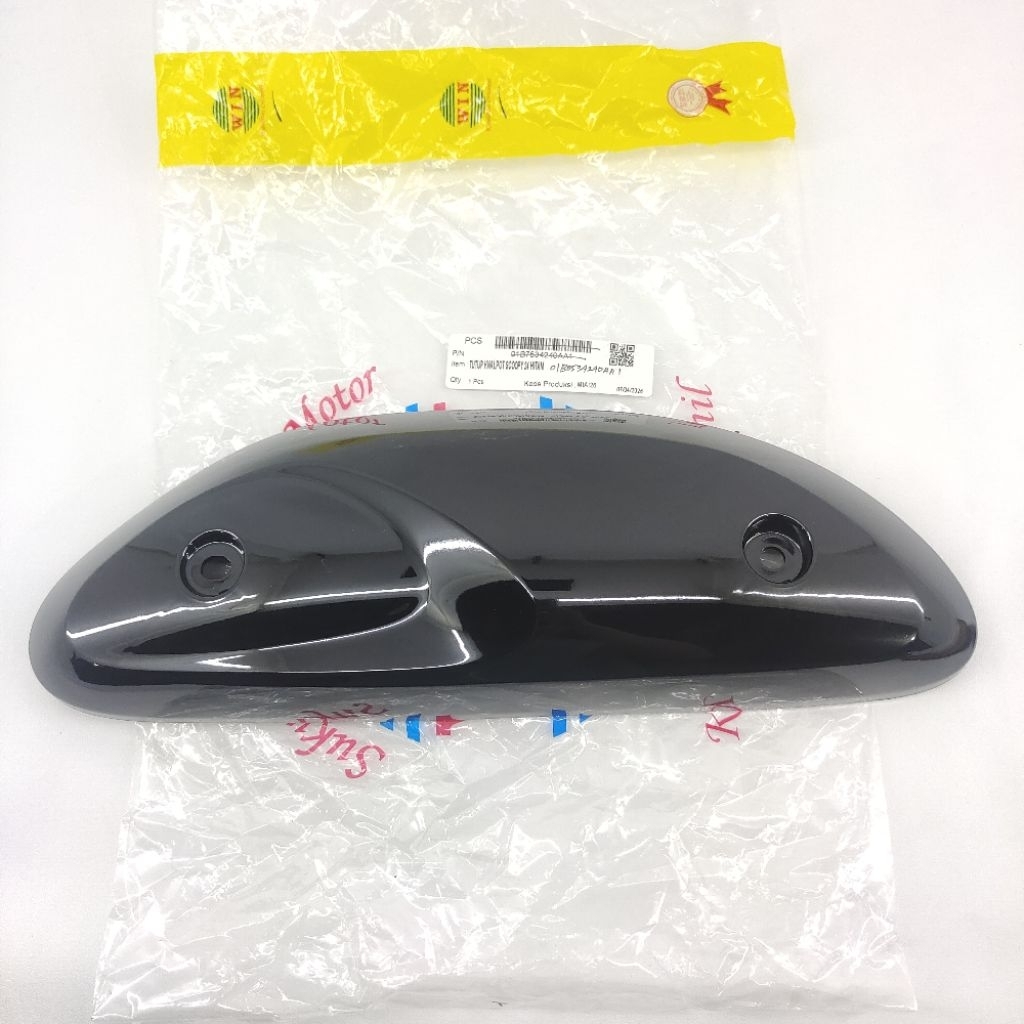 WIN ฝาครอบท่อไอเสียสีดําสําหรับ Honda Scoopy K2FP (/2024 - 2026) WIN