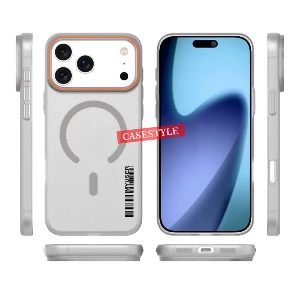 Casestyle - Hardcase Barcode Magsafe สําหรับ Samsung S21 FE Samsung S22 Ultra Samsung S23 FE Samsung