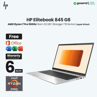 Laptop Gaming HP Elitebook 845 G8 AMD Ryzen 7 Pro 5000 Series Ram 32 GB SSD 1 TB Layar 14 inch Touchscreen