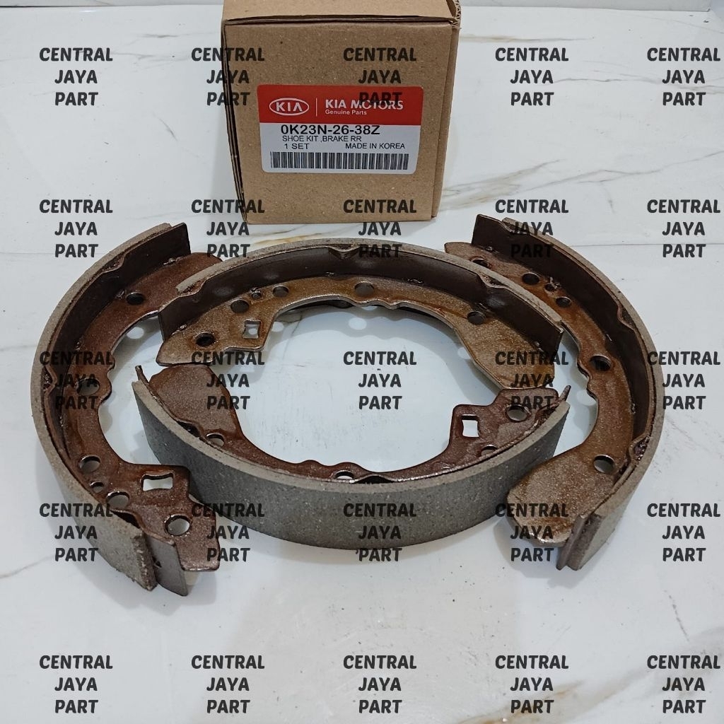 รองเท้าเบรก TIMOR แผ่นรองเบรก KIA TIMOR SOHC DOHC KIA SEPHIA 0K23N-26-38Z