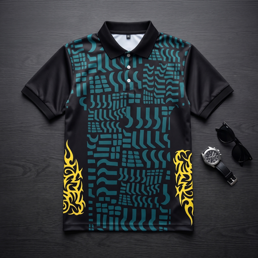 RepX Over Size Premium Polo Jersey พร้อมวัสดุ Dryfit คุณภาพสูง - Vintage Grenforest
