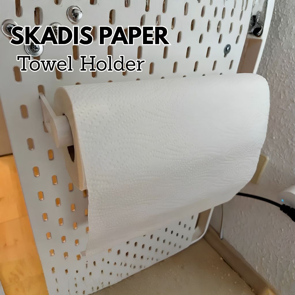 ที่ใส่ทิชชู่แบบม้วน IKEA Skadis | Skadis ที่ใส่กระดาษเช็ดมือ Pegboard Organizer