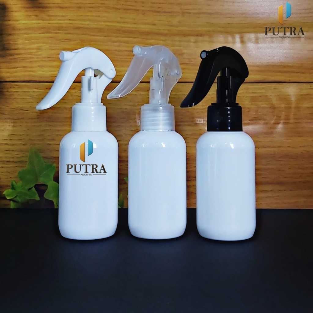 TRIGER BOTTLE 100 ML สเปรย์คอ 24 AR / PET ขวดพลาสติก SBR WHITE 100ML