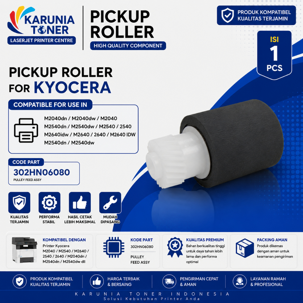 Pickup Pick Up roller สําหรับเครื่องพิมพ์ kyocera M2040dn M2040 DW M 2040 M2540dn M2540dn M2540dw M2