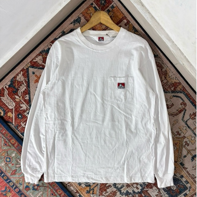 เสื้อยืด BEN DAVIS WHITE LONGSLEEVE