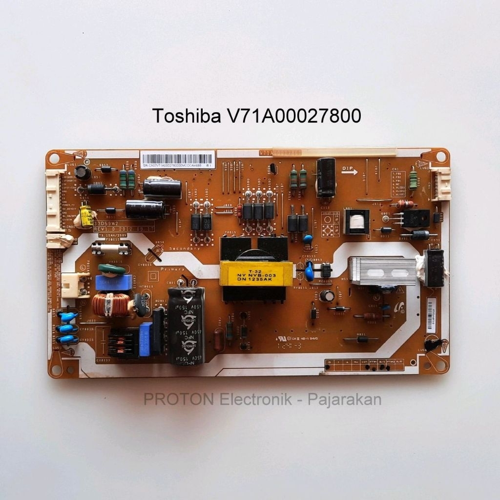 PSU LED TV Toshiba 29PB200EJ 29PB201 EJ 29PB201EJ 32L2300 32P2300VJ แหล่งจ่ายไฟ Regza V71A00027800 3