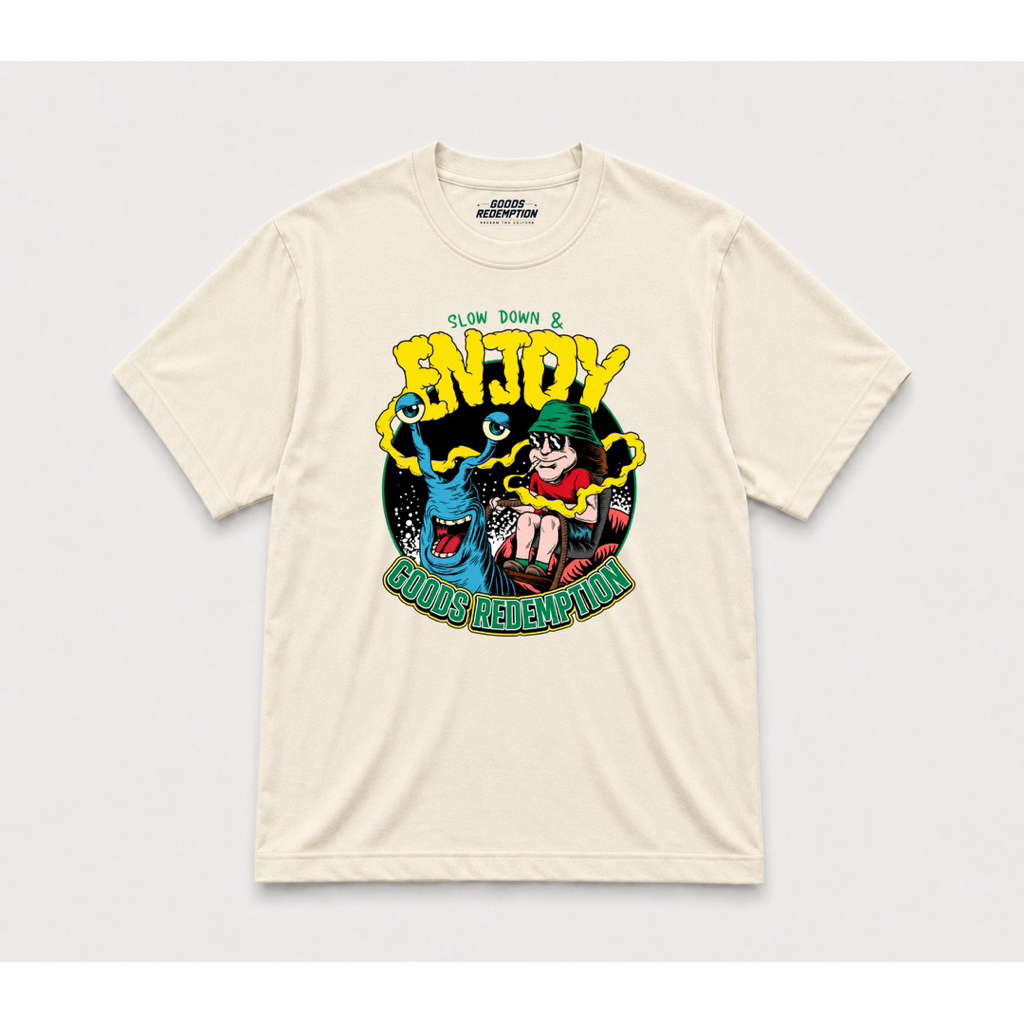 เสื้อยืด | เสื้อยืด Goods Redemption Enjoy Snail 0726 002