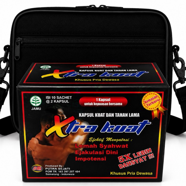 EKTRA distro กระเป๋าสะพายแฟชั่นลําลองผู้ชาย prahu