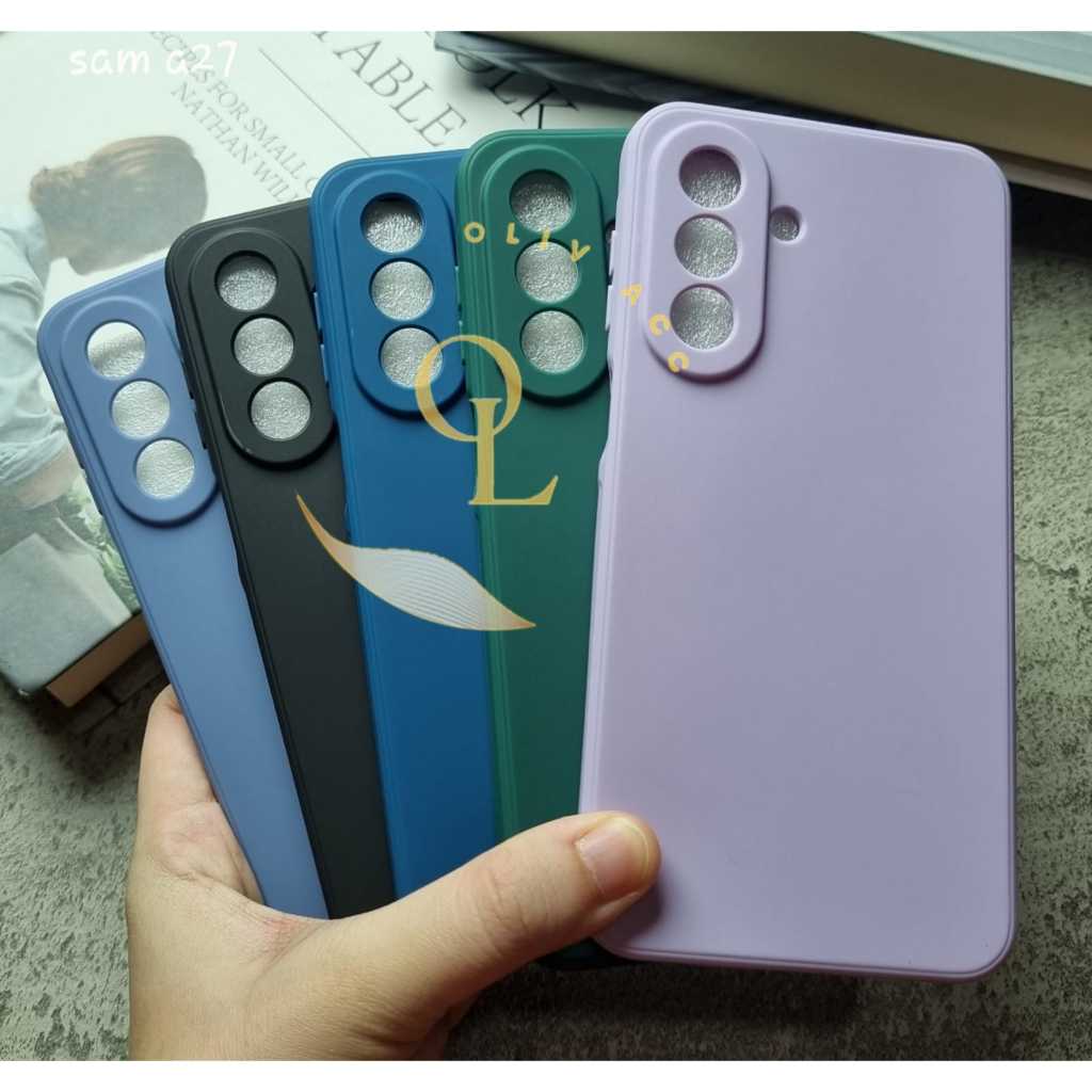 Samsung a27 Samsung S26 Samsung S26 plus Samsung S26 ultra macaron square Case เคสสีเหลว