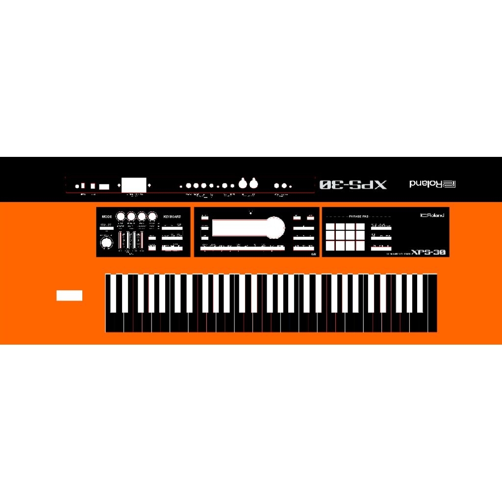 สติ๊กเกอร์กันรอยคีย์บอร์ดเพลง ROLAND XPS30