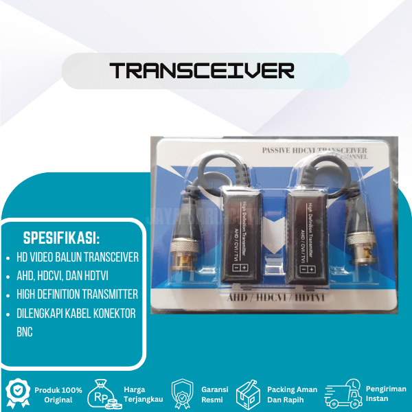 Passive HDCVI AHD HDTVI Transceiver Passive CCTV Video - Bandung